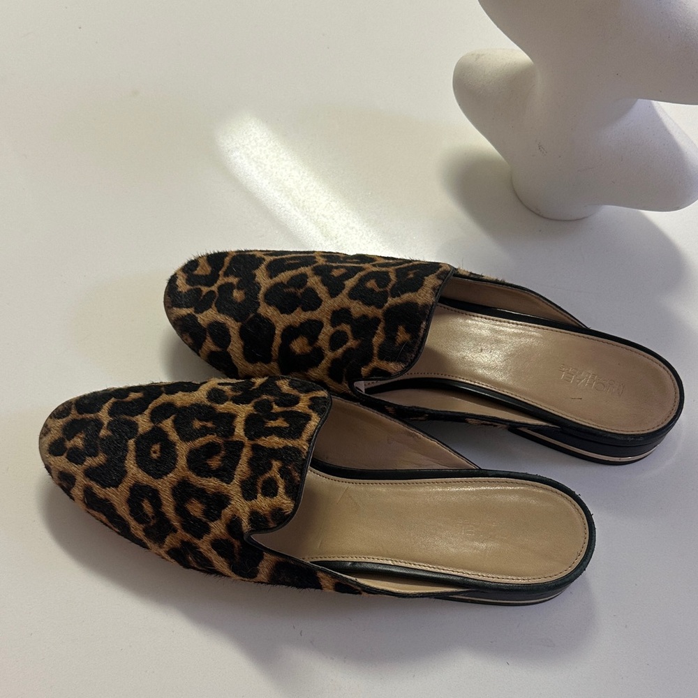 Michael Kors Leopard Print Mules